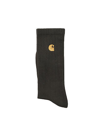 CARHARTT WIP | Chaussettes CHASE olive/gold