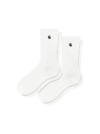 CARHARTT WIP | Chaussettes MADISON 39-46 lot de 2 white / black