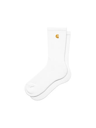 CARHARTT WIP | Chaussettes CHASE blanc or
