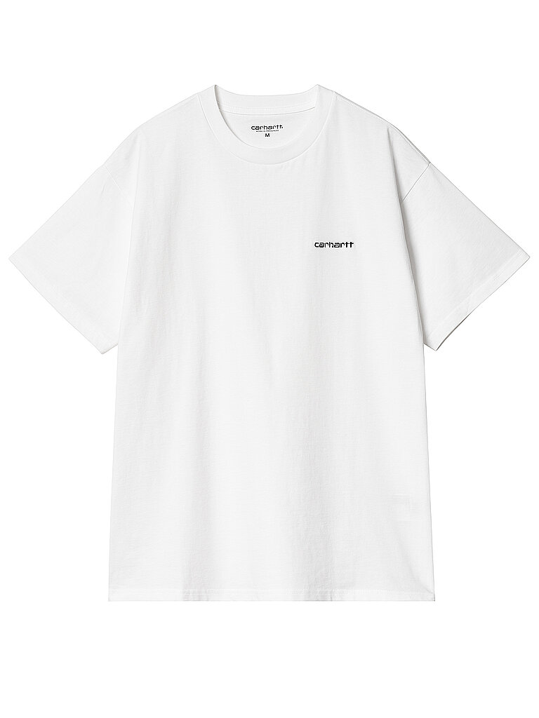 T-Shirt SCRIPT EMBROIDERY blanc M