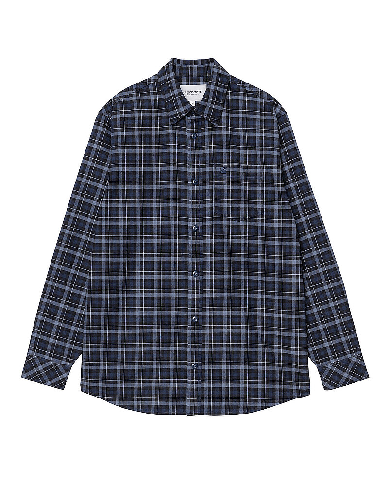 Chemise en flanelle WIDMARK bleu M