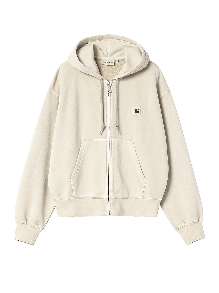 Veste sweat à capuche beige S