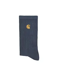 CARHARTT WIP | Chaussettes CHASE angelite / or | Gris
