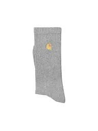 CARHARTT WIP | Chaussettes CHASE olive/gold | Gris