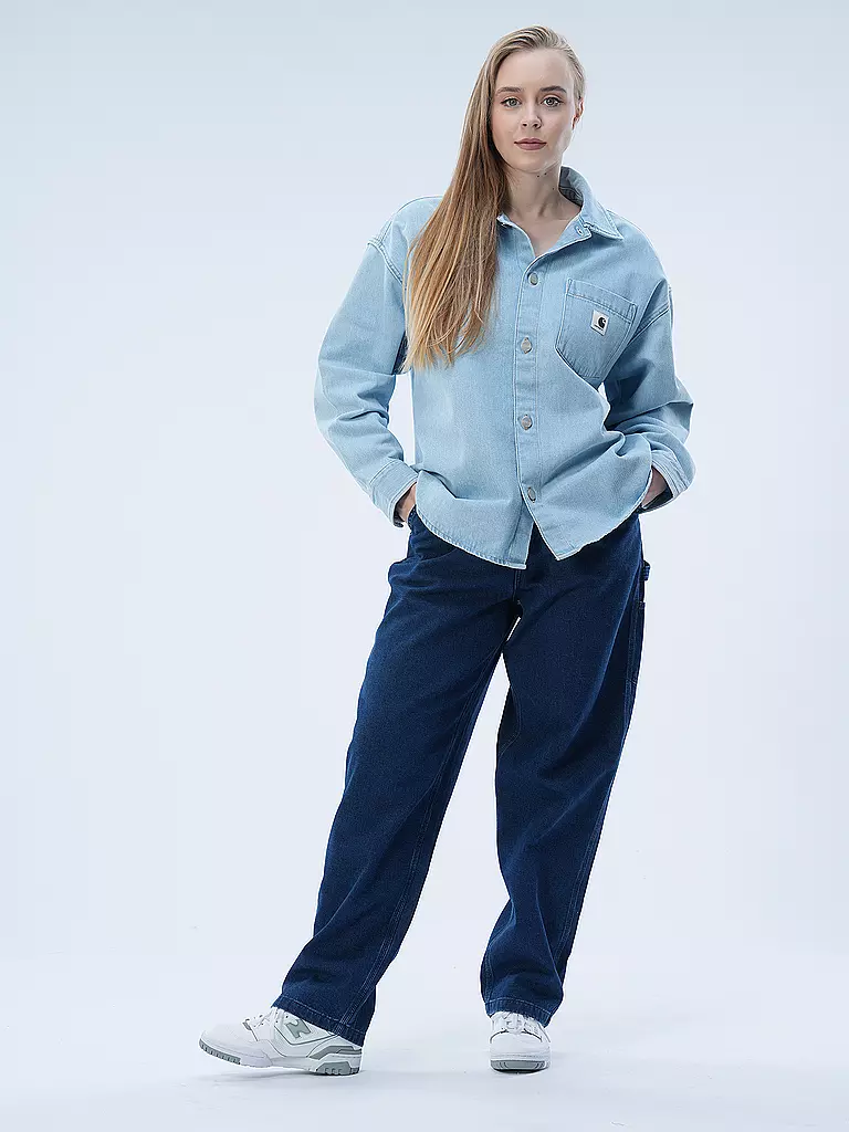 CARHARTT WIP | Jeans Coupe Fuselée CURRON | dunkelblau