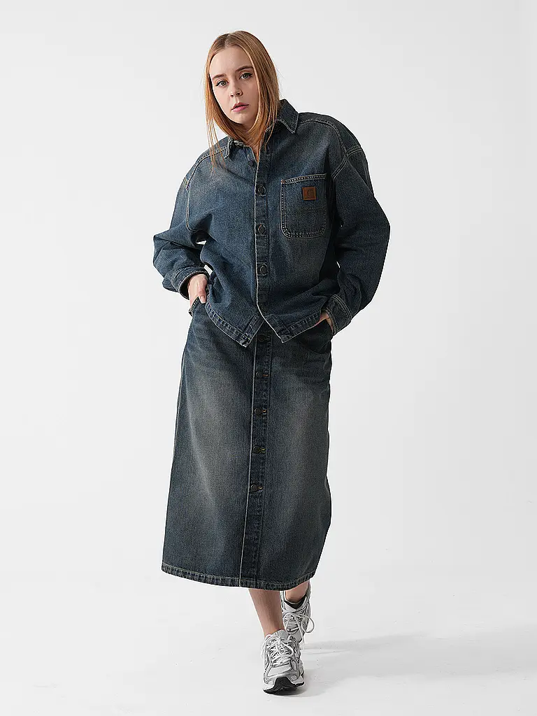 CARHARTT WIP | Jeansbluse W'LOVILIA | Bleu foncé
