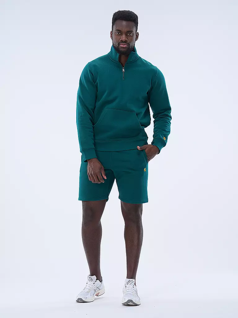 CARHARTT WIP | Sweatshorts CHASE | Vert foncé