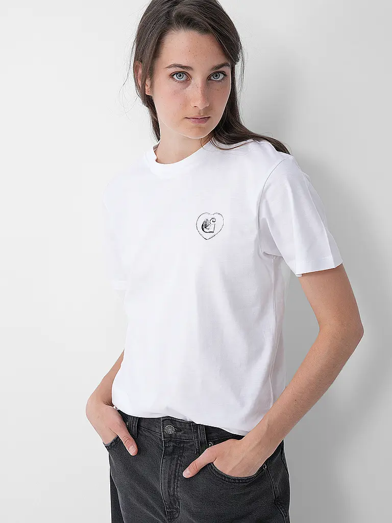 CARHARTT WIP | T-Shirt HEARTS OF HARTTS | weiss