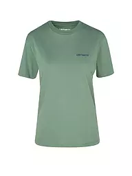 CARHARTT WIP | T-Shirt SCRIPT EMBROIDERY | Vert foncé