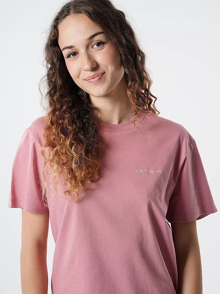 CARHARTT WIP | T-Shirt SCRIPT EMBROIDERY | Rose
