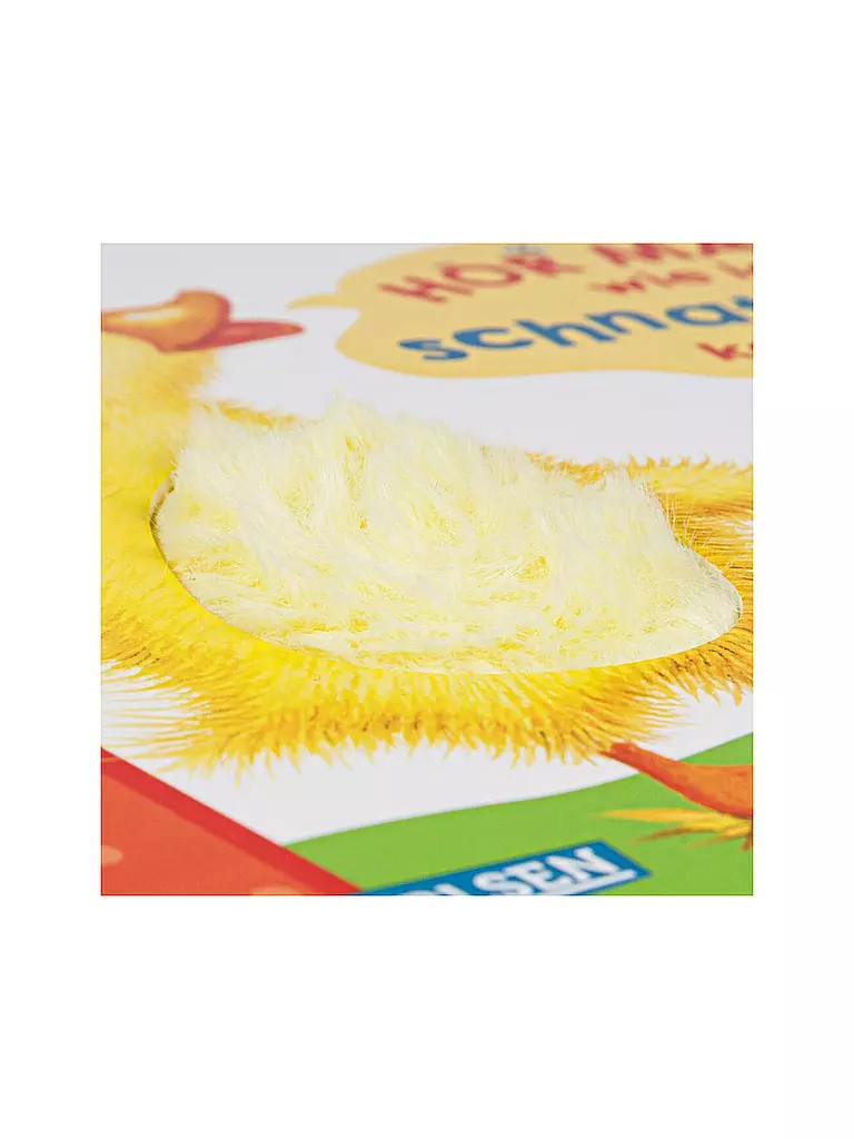 CARLSEN VERLAG | Écoute comme je peux caqueter (Mon premier livre sonore à caresser 1) | Aucune couleur