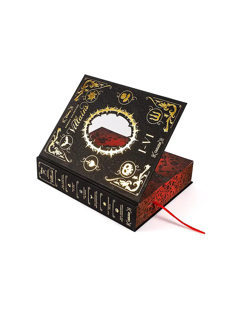 CARLSEN VERLAG | Buch - Disney Villains: Villains Band I-VI: Luxusausgabe mit Farbschnitt im düsteren Dark-Fantasy-Setting Valentino, Serena | Multicolore