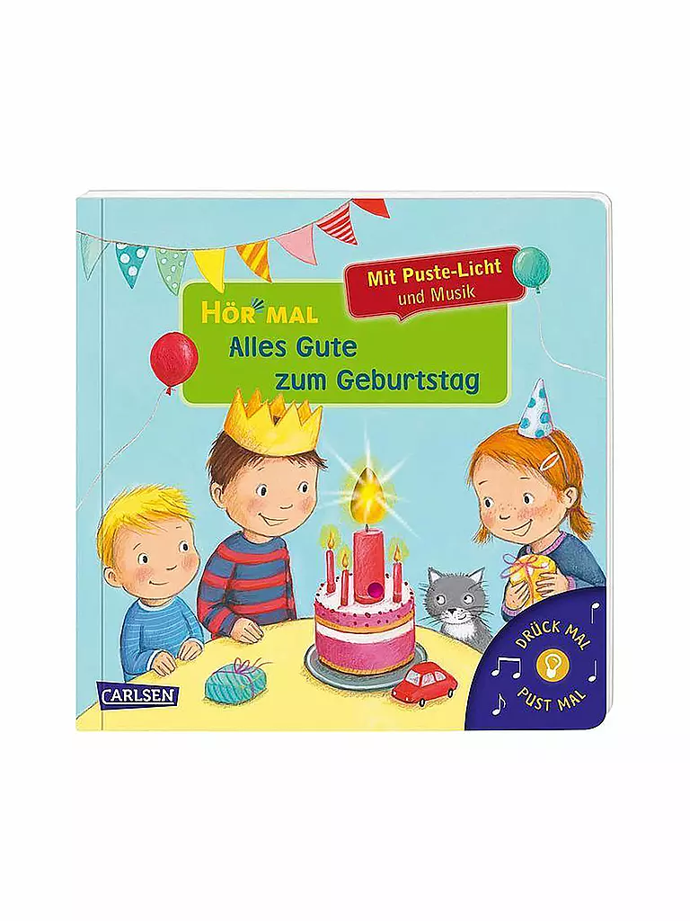CARLSEN VERLAG | Livre - Écoute : Joyeux anniversaire avec effets sonores | Aucune couleur