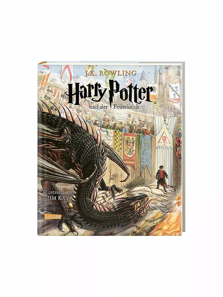 CARLSEN VERLAG | Livre - Harry Potter et la Coupe de Feu (Édition illustrée) 4 | Aucune couleur