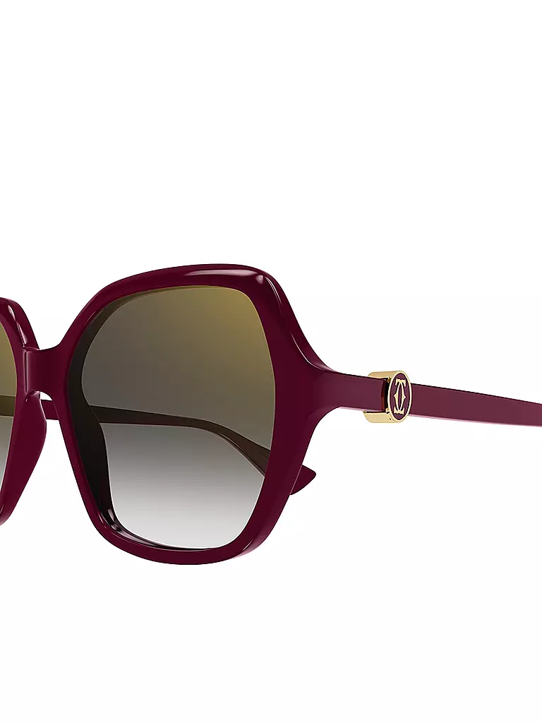 CARTIER | Lunettes de soleil CT0470S | dunkelrot