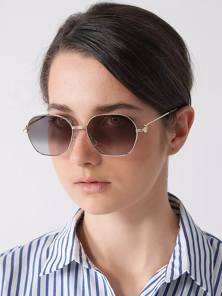 CARTIER | Lunettes de soleil CT0569SA | Or
