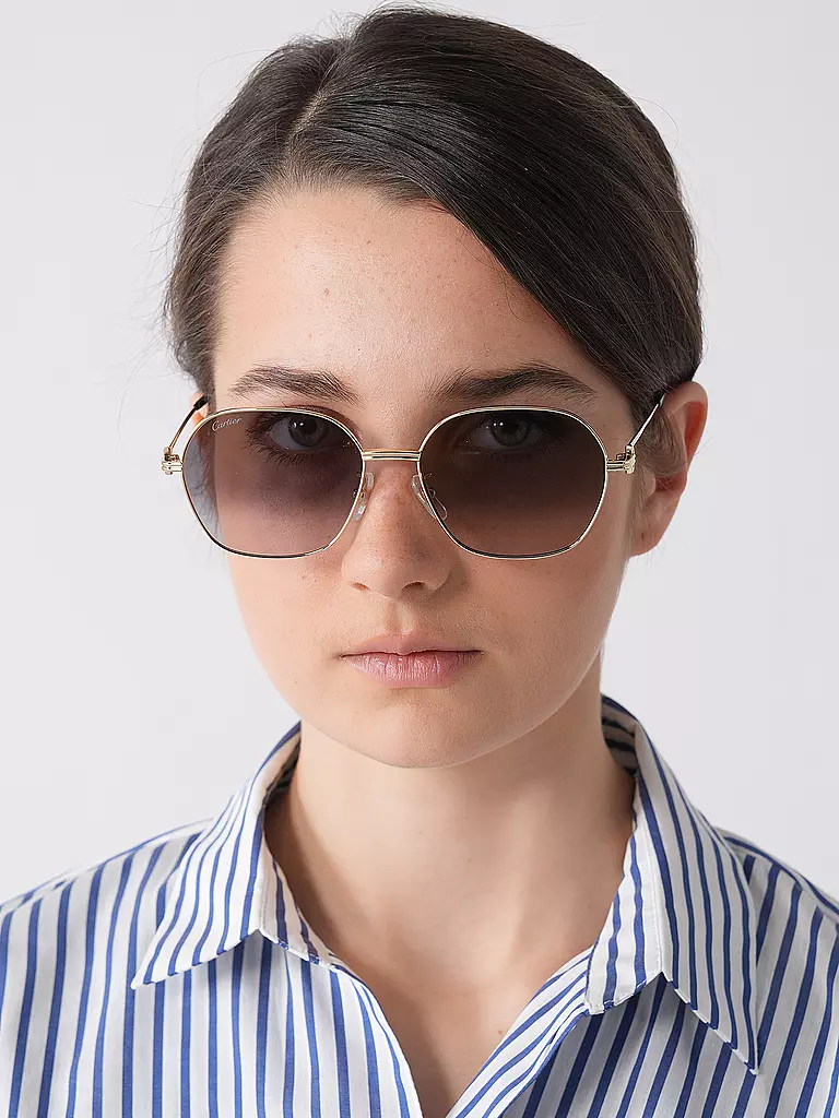 CARTIER | Lunettes de soleil CT0569SA | Or