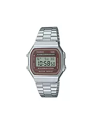 CASIO | Montre VINTAGE argent marron A168WA-5AYES | Argent