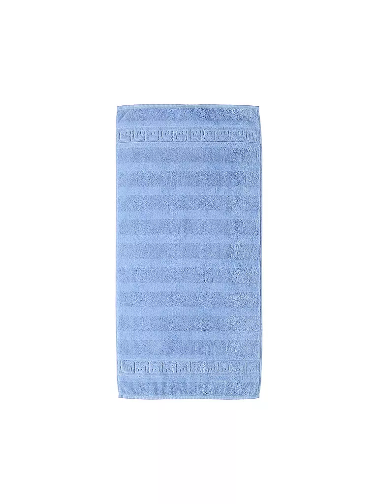 CAWÖ | Drap de douche NOBLESSE 80x160cm Bleu moyen | hellblau