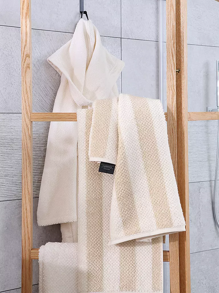 CAWÖ | Drap de douche PURE STRIPES 80x150cm Beige | 
