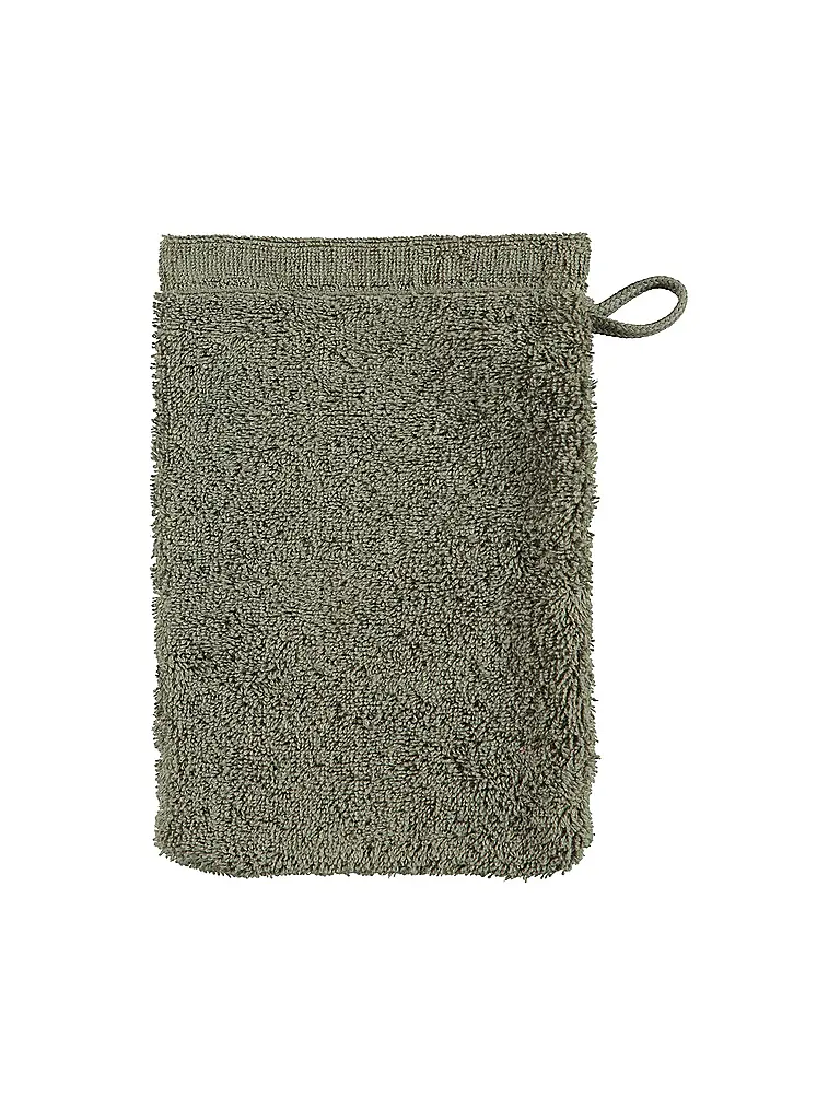 CAWÖ | Gant de toilette 16x22cm C LIFESTYLE Field | Vert foncé