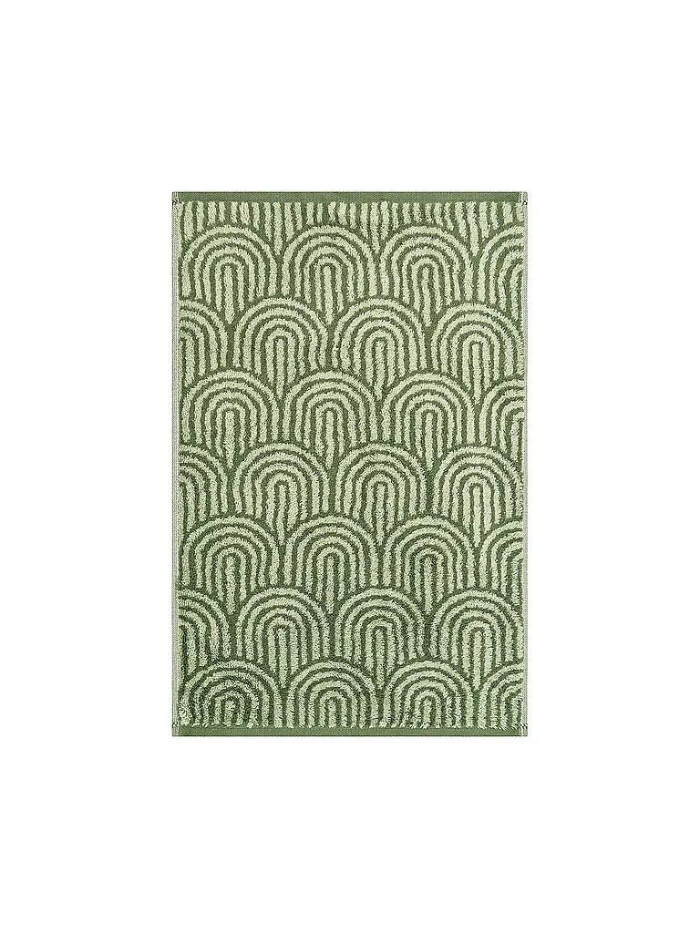 CAWÖ | Gant de toilette 30x50cm MAISON Field | Vert foncé