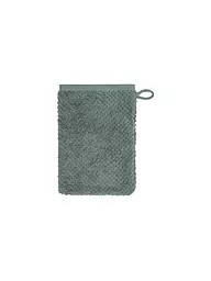 CAWÖ | Gant de toilette PURE 16x22cm Vert Mystic | Vert foncé