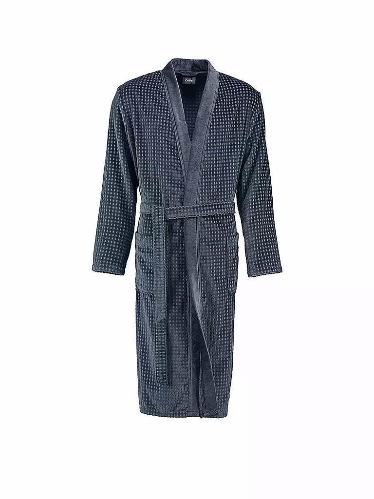CAWÖ | Peignoir kimono pour homme (anthracite) | Gris