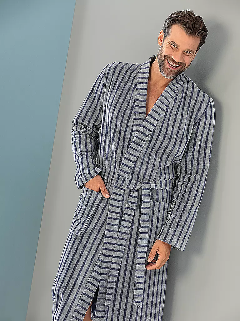 CAWÖ | Peignoir pour hommes | hellgrau