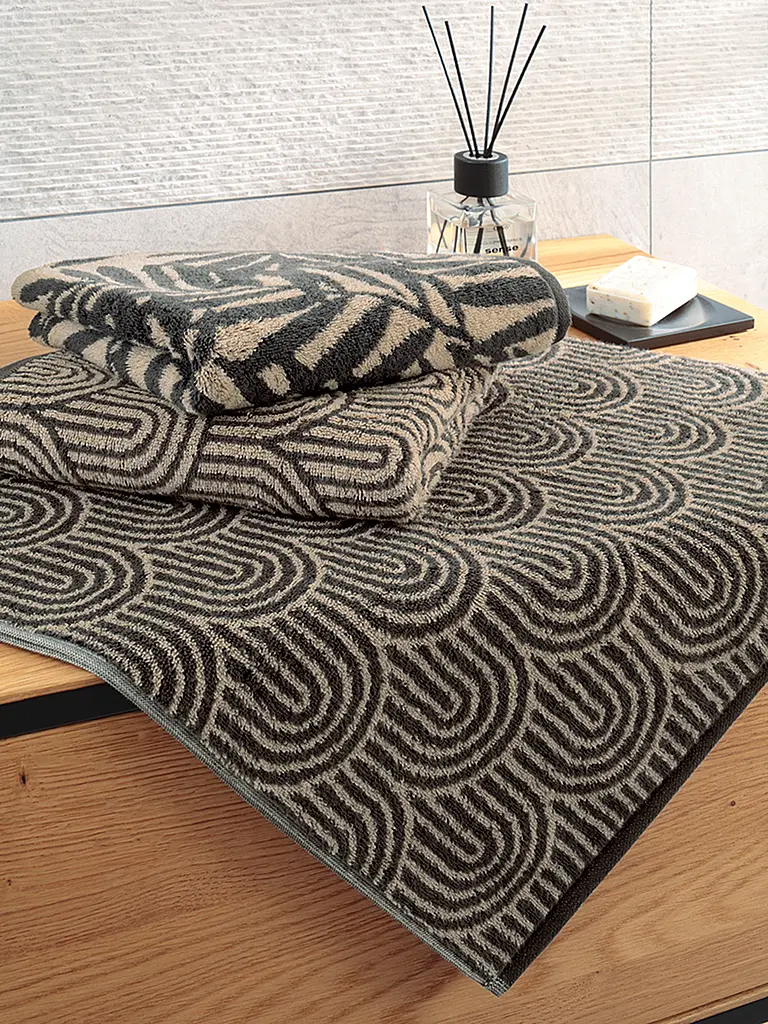 CAWÖ | Serviette 50x100cm MAISON Basalt | Gris