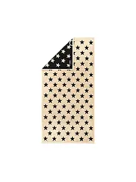 CAWÖ | Serviette NEW STAR 50x100cm Beige/Rose | Vert foncé