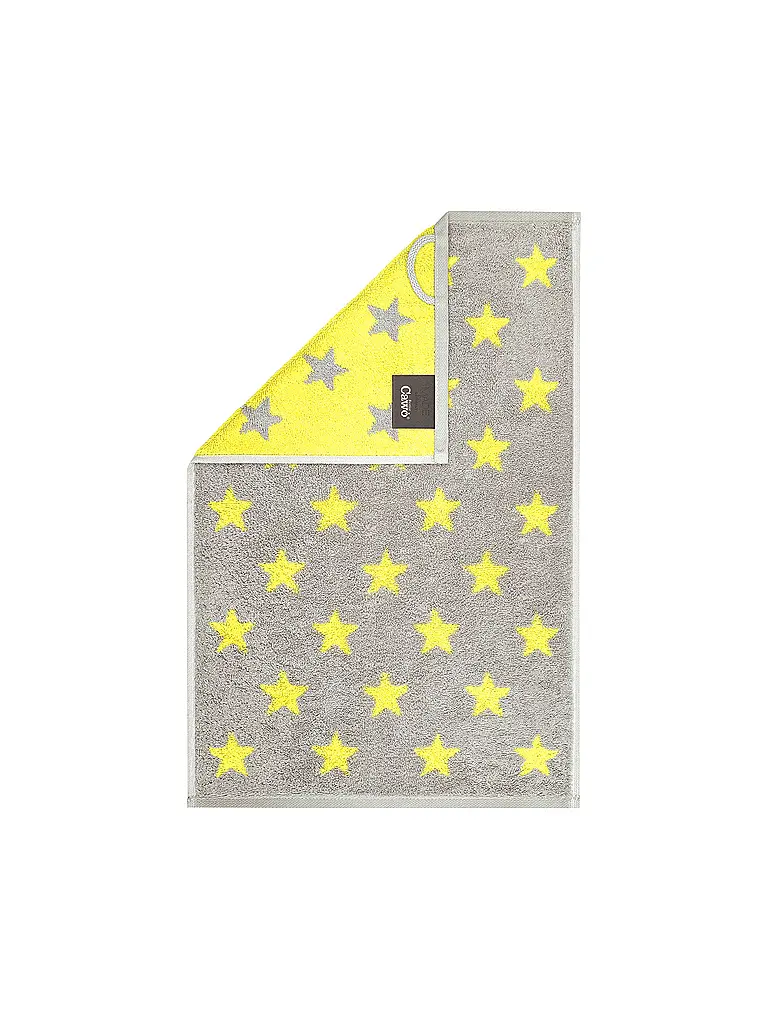 CAWÖ | Serviette NEW STAR 50x100cm Platine/Lime | gelb