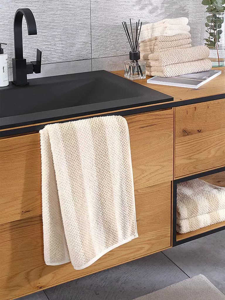 CAWÖ | Serviette PURE STRIPE 50x100cm Beige | beige