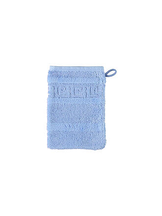 CAWÖ | Gant de toilette NOBLESSE 16x22cm Bleu moyen