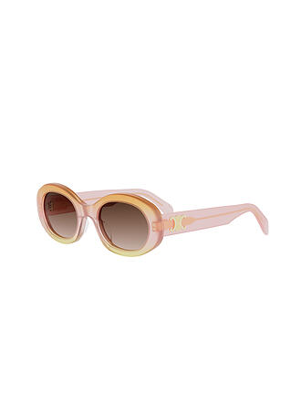 CELINE | Lunettes de soleil ovales Triomphe marron