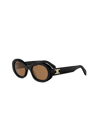 CELINE | Lunettes de soleil ovales Triomphe noires