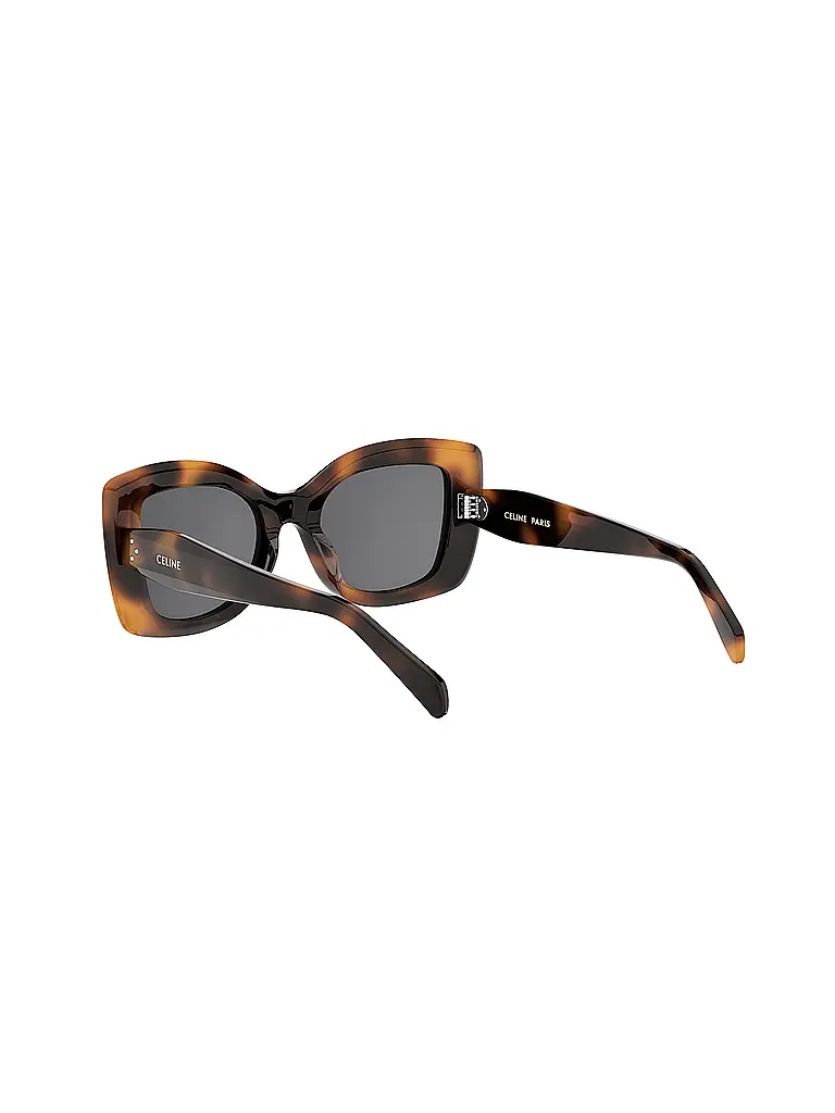 CELINE | CELINE 3 Dots schwarze eckige Sonnenbrille | braun