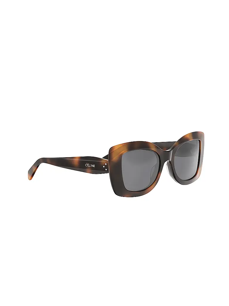 CELINE | CELINE 3 Dots schwarze eckige Sonnenbrille | braun