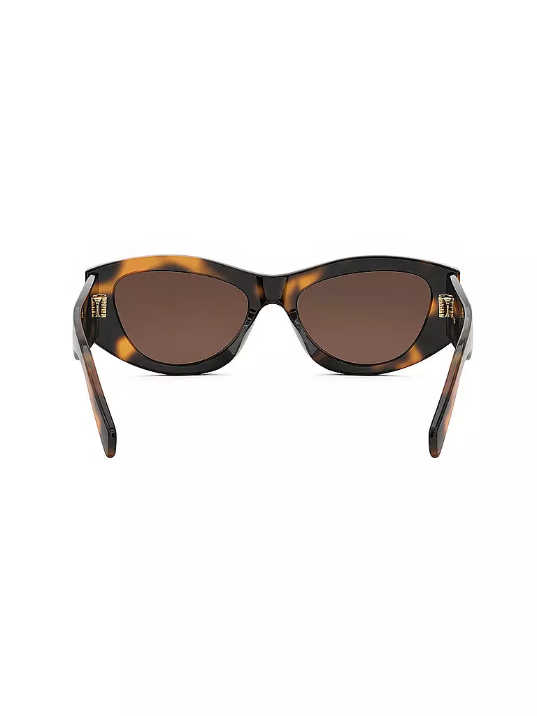 CELINE | Lunettes de soleil géométriques Triomphe havane marron | 