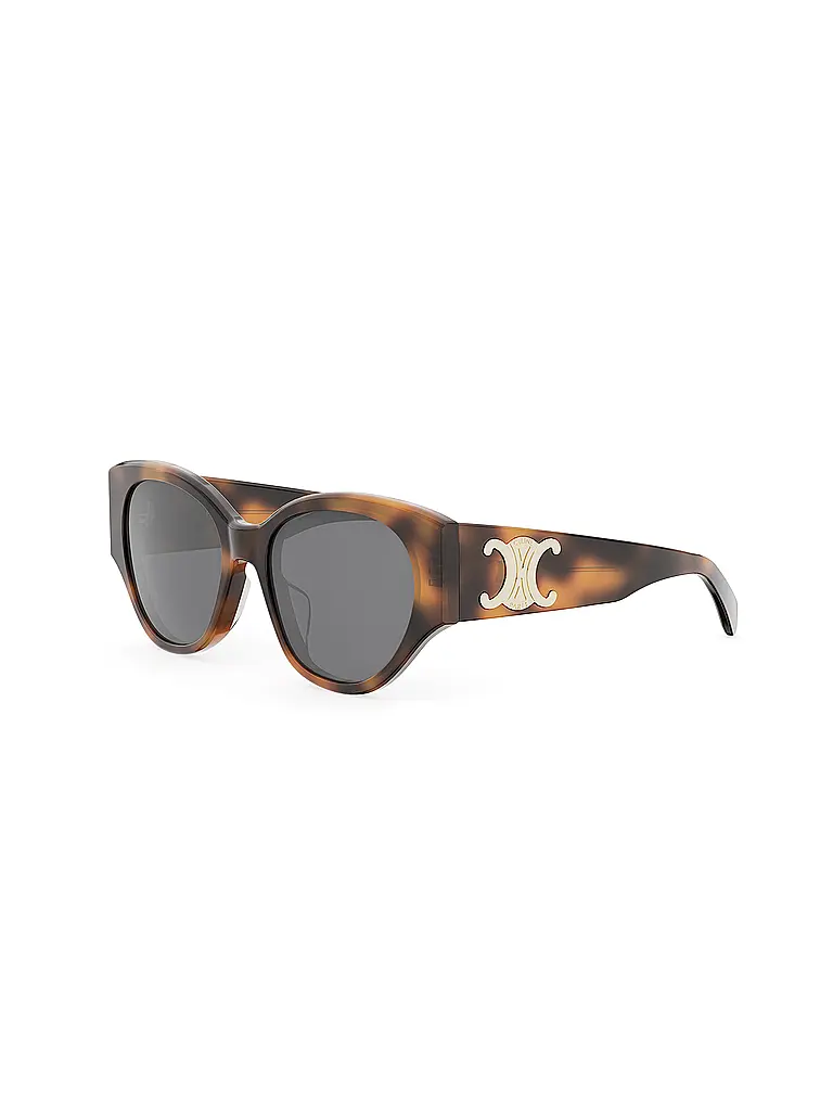 CELINE | Lunettes de soleil papillon havana Maxi Triomphe | Marron