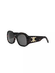 CELINE | Lunettes de soleil rondes marron Maxi Triomphe | Marron