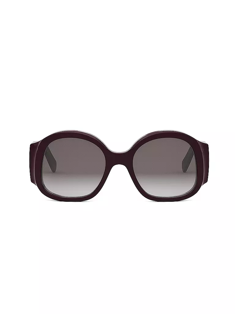 CELINE | Lunettes de soleil rondes marron Maxi Triomphe | 