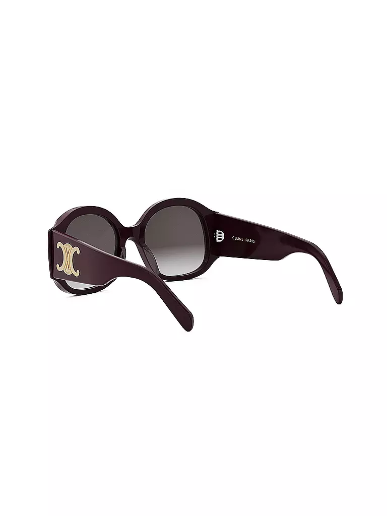 CELINE | Lunettes de soleil rondes marron Maxi Triomphe | 