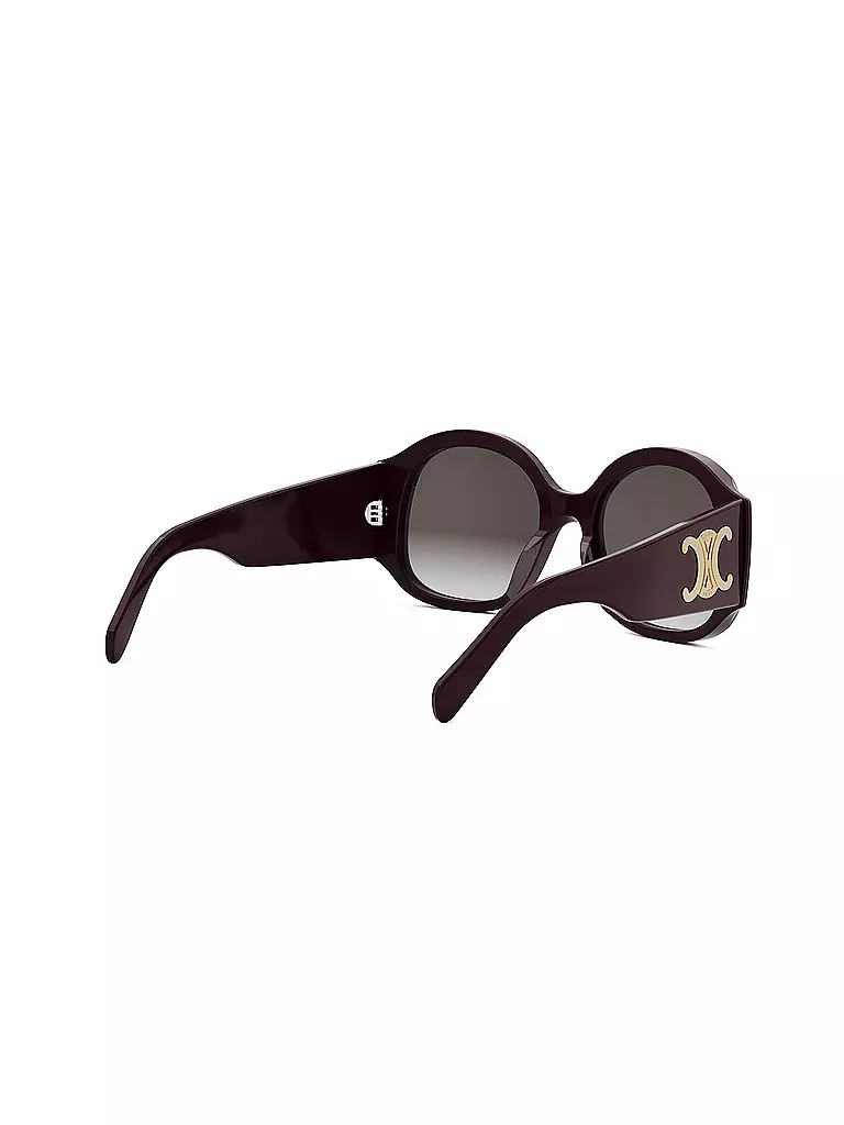 CELINE | Lunettes de soleil rondes marron Maxi Triomphe | 