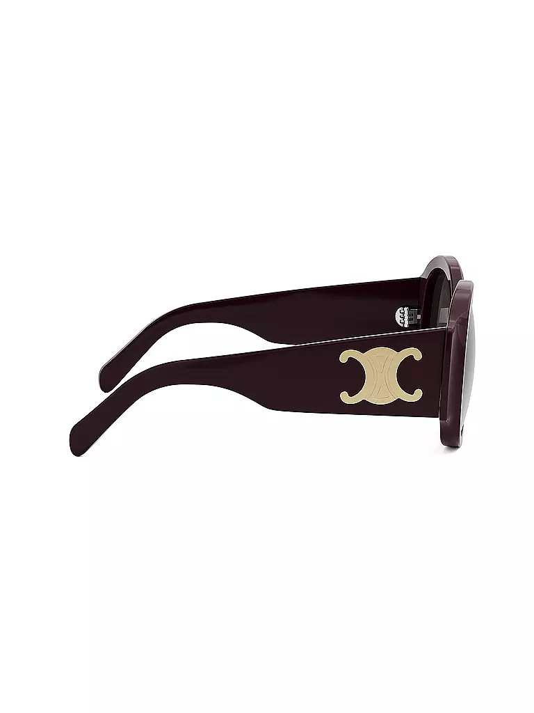 CELINE | Lunettes de soleil rondes marron Maxi Triomphe | 