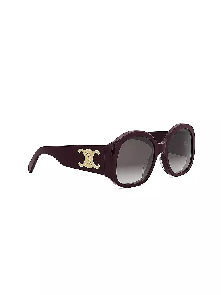 CELINE | Lunettes de soleil rondes marron Maxi Triomphe | 