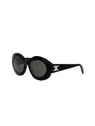 CELINE | Lunettes de soleil rondes rouges Triomphe | Noir