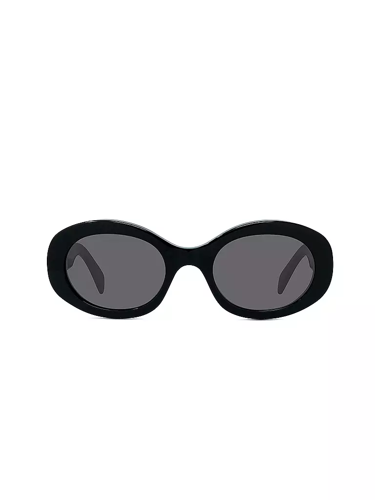 CELINE | Lunettes de soleil rondes Triomphe noires | 
