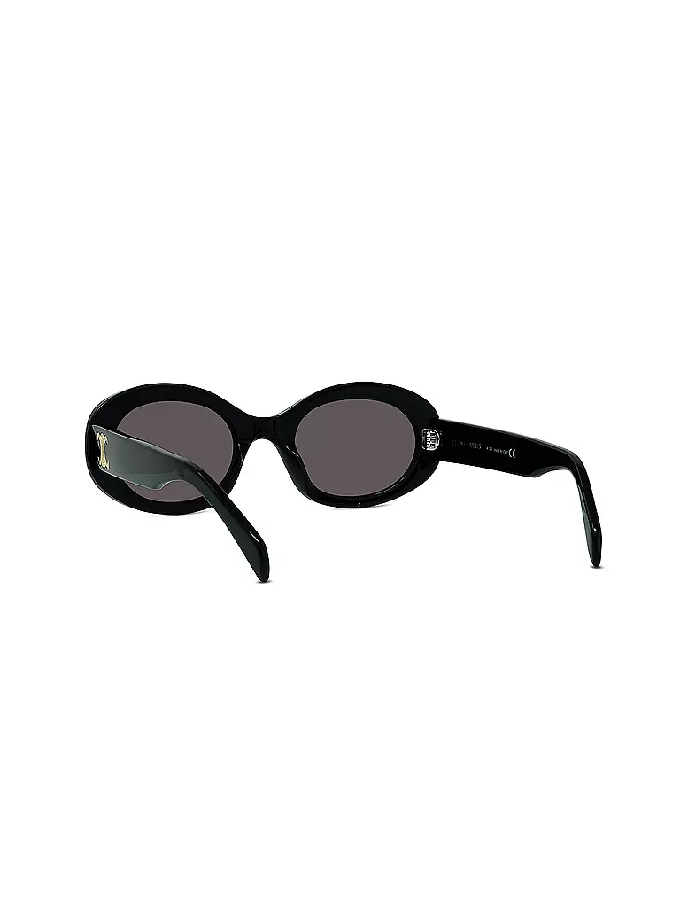 CELINE | Lunettes de soleil rondes Triomphe noires | 