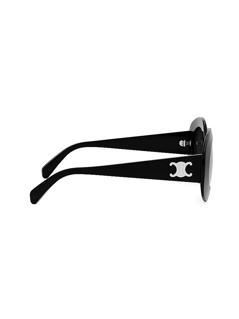 CELINE | Lunettes de soleil rondes Triomphe noires | 